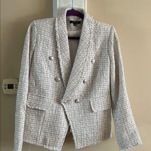 Fore Tweed Blazer - Cream, Khaki & Silver - Size XL